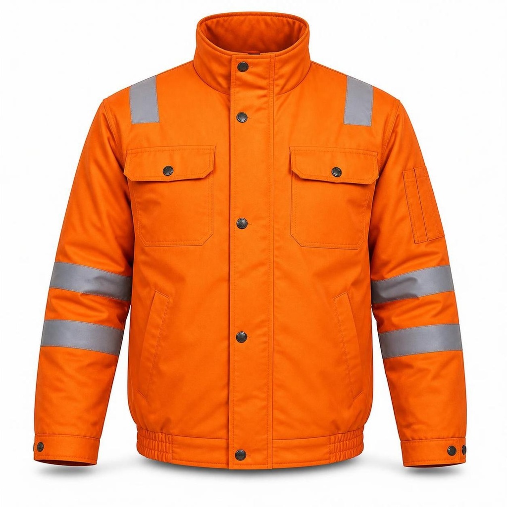 [RSN] Vaultex Inherent Flame Retardant (IFR) Winter Jacket – 240 GSM -Orange