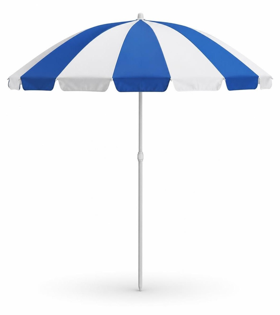 [UMB02A] BEACH UMBRELLA BLUE/WHITE